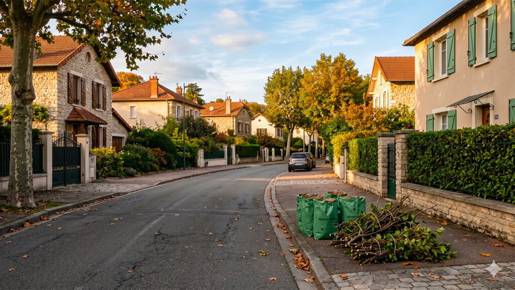 Rue résidentielle française